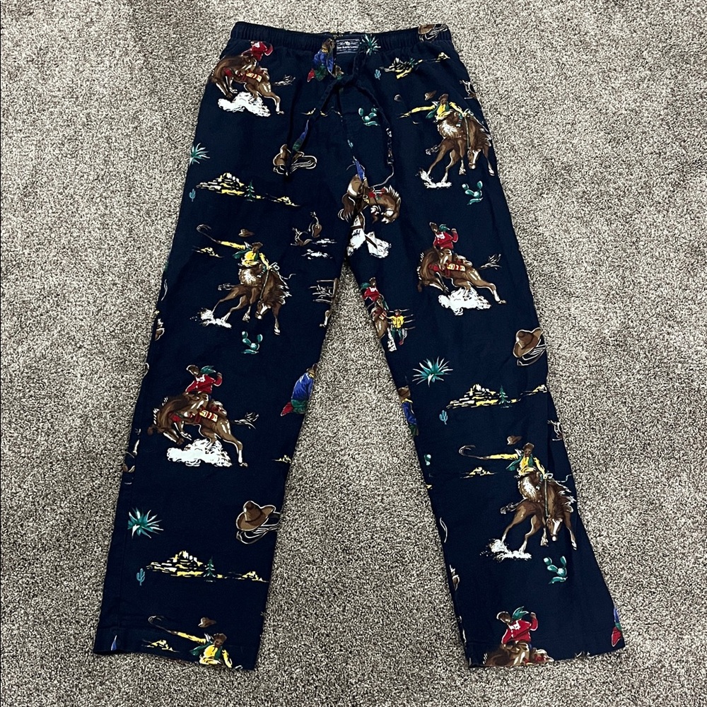 Polo Ralph Lauren Flannel Rodeo Pajama Pants Size Medium